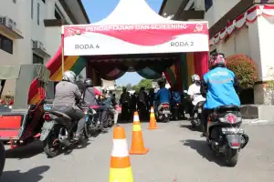 Polres Lhokseumawe Gelar Vaksinasi Covid-19 Drive Thru