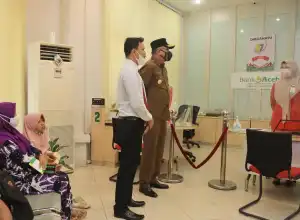 Gubernur Pantau Pelayanan Bank Aceh Cabang Singkil
