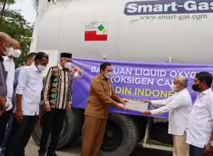 Kadin Indonesia Sumbang 20 Ton Oksigen Cair untuk Aceh