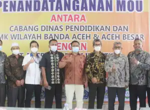 SMK Wilayah Banda Aceh-Aceh Besar Teken MoU dengan PT MMI dan Jissho Foundation
