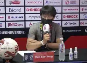 Shin Minta Timnas Indonesia Tampil Tenang Saat Hadapi Malaysia