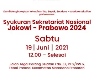Seknas Jokowi-Prabowo 2024 Diluncurkan di Jakarta