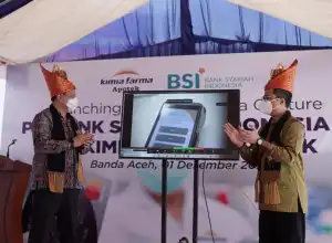 Bersinergi dengan Kimia Farma, BSI Luncurkan Penggunaan EDC di Aceh