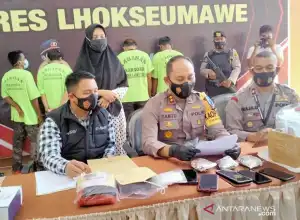 Polres Lhokseumawe Gagalkan Distribusi Sabu ke Jakarta