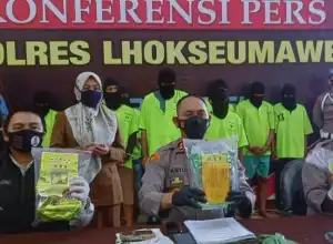 Polres Lhokseumawe Gagalkan Peredaran 4,4 Kilogram Narkoba