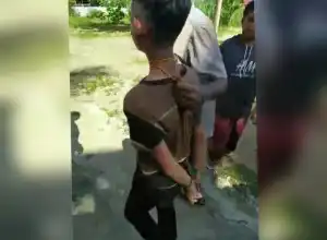 Viral Video Anak Diikat Diduga Mencuri Celengan Masjid