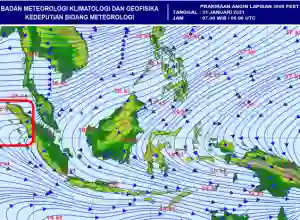 6 Kabupaten di Aceh Berpotensi Dilanda Hujan Lebat