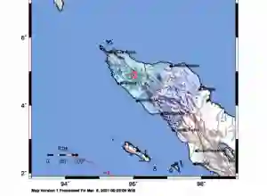 Gempa 4,9 Magnitudo Guncang Pidie Jaya, Terasa Hingga Banda Aceh