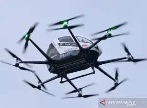 Taksi Terbang Ehang 216 Lakukan Demo Flight di Bali