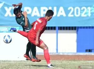 Adu Taktik Aceh-Papua Rebut Emas Sepakbola di PON XX