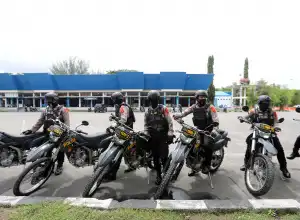 Foto Feature: Patroli Penyekatan Untuk Mencegah Mudik