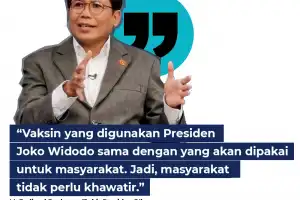 Jubir Jokowi: Masyarakat Tidak Perlu Khawatir soal Vaksin