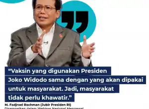 Jubir Jokowi: Masyarakat Tidak Perlu Khawatir soal Vaksin
