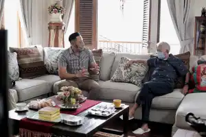AHY Sambangi Prof Subur Budhisantoso