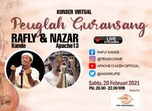 Malam Ini, Rafly Kande dan Nazar Apache-13 Gelar Konser Virtual