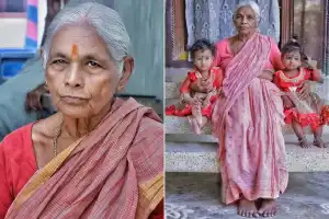 Wanita 73 Tahun di India Melahirkan Anak Kembar