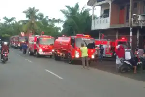 Diduga Akibat Kompor, Satu Unit Rumah di Aceh Besar Terbakar