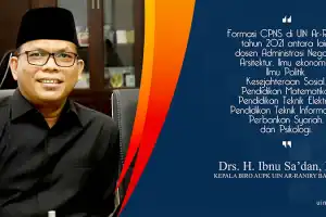 UIN Ar-Raniry Buka 12 Formasi CPNS 2021