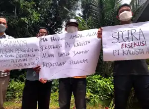 Eksekusi PT Kalista Alam Mandek, PN Suka Makmue Dinilai Lamban