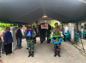 Dantim BAIS yang Tewas Ditembak OTK Dimakamkan di Banda Aceh