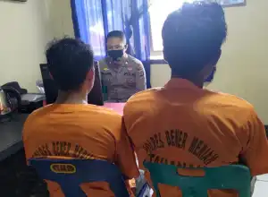 Potong Besi Jembatan dengan Mesin Las, Dua Warga Ditangkap
