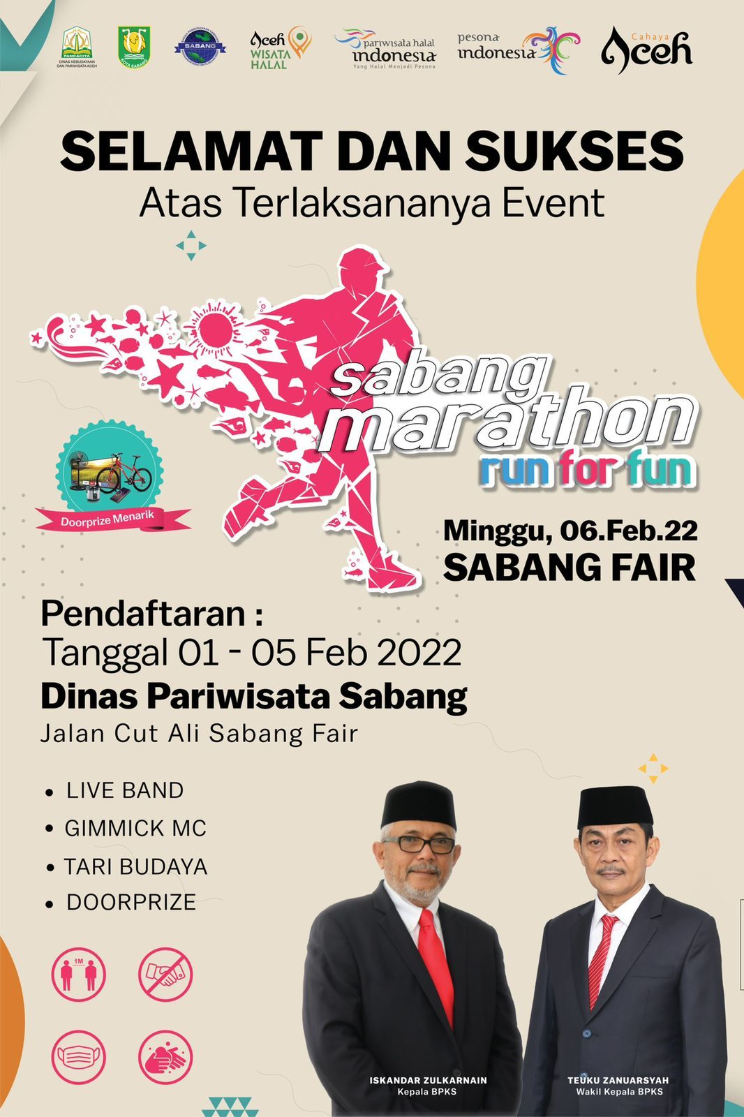 BPKS Dukung Sabang Marathon 2022