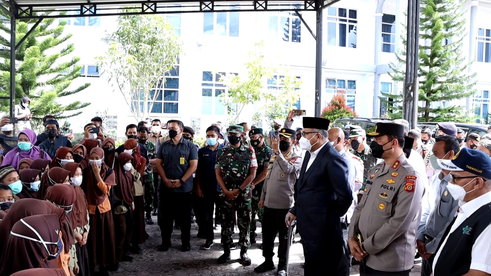 Kapolda Aceh Tinjau Vaksinasi Booster di Bener Meriah