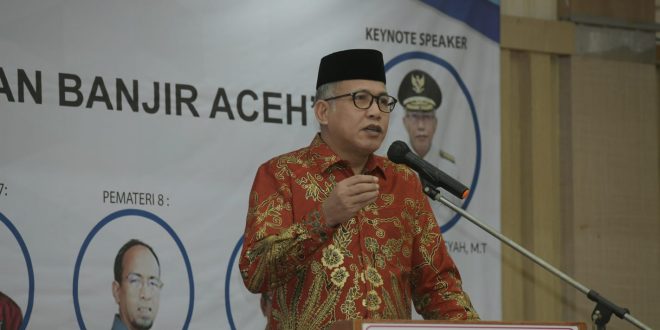 Gubernur Aceh Sebut Sinergi Lintas Ahli Dapat Meminimalisir Banjir