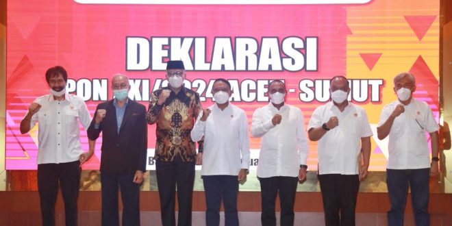 Menpora Deklarasi PON Aceh-Sumut