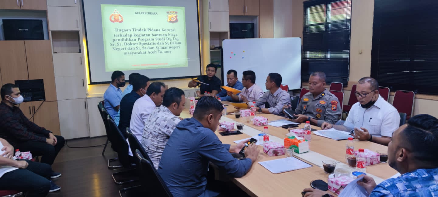 Polisi Tetapkan Tersangka Kasus Korupsi Beasiswa Aceh