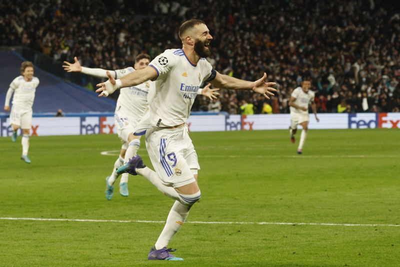 Hattrick Benzema Pulangkan PSG dari Liga Champions