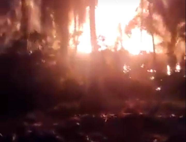 Breaking News : Sumur Minyak di Aceh Timur Kembali Terbakar