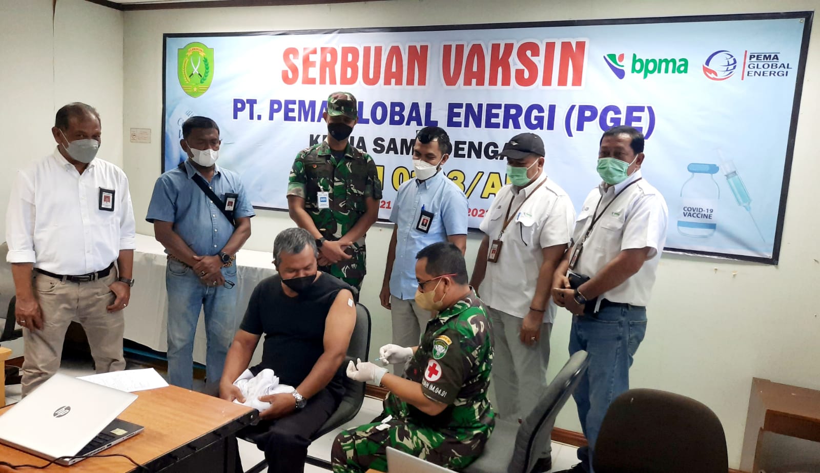 300 Pekerja PT PGE Ikut Serbuan Vaksinasi