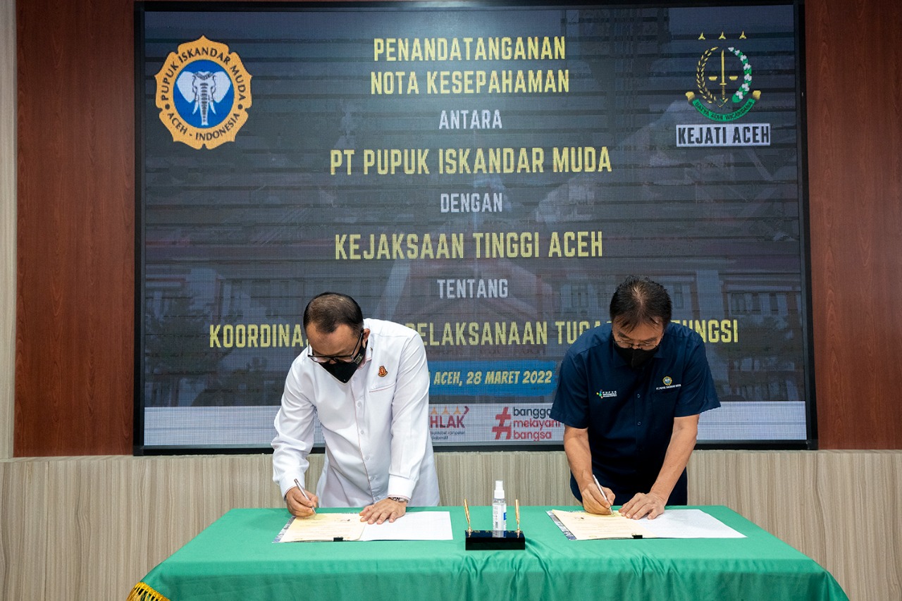 PT PIM Teken MoU dengan Kejati Aceh, Ini Tujuannya