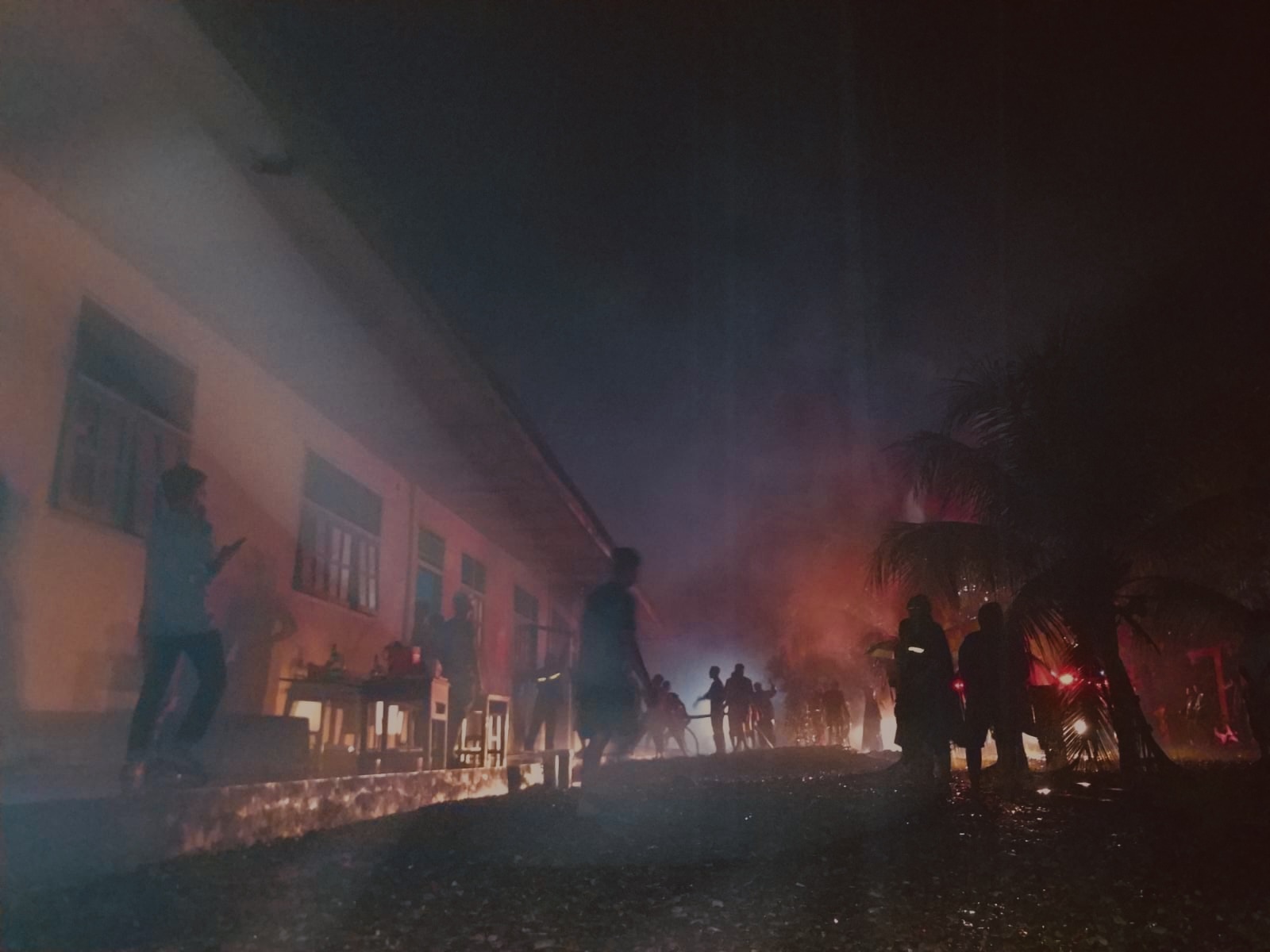 Ponpes Ibnu Sina Abdya Terbakar, Diduga Sengaja Dilakukan OTK
