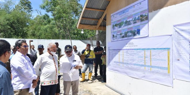 Sekda Aceh Tinjau Pengerjaan Jalan Multi Years di Samar Kilang