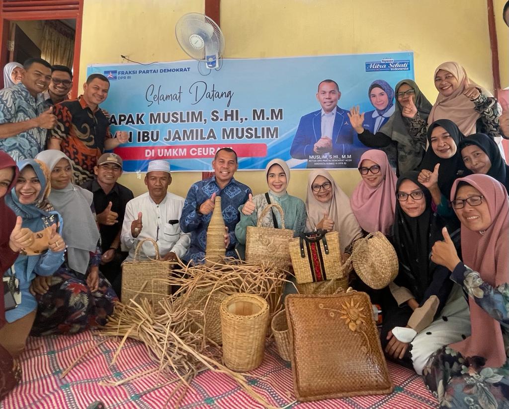 Muslim dan Istrinya Siap Jadi Orang Tua Asuh untuk Pelaku UMKM di Aceh