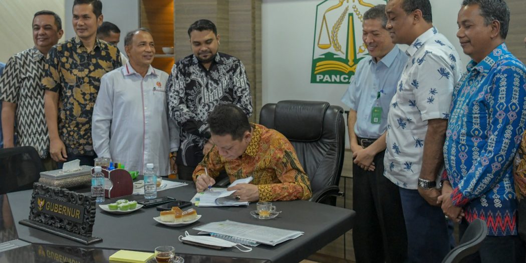 PJ Gubernur Aceh Tandatangani SK Penentuan Venue PON Aceh-Sumut