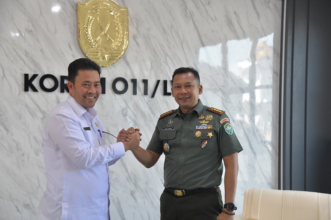 Haili Yoga Silaturahmi Dengan Danrem 011/Lilawangsa Lhokseumawe