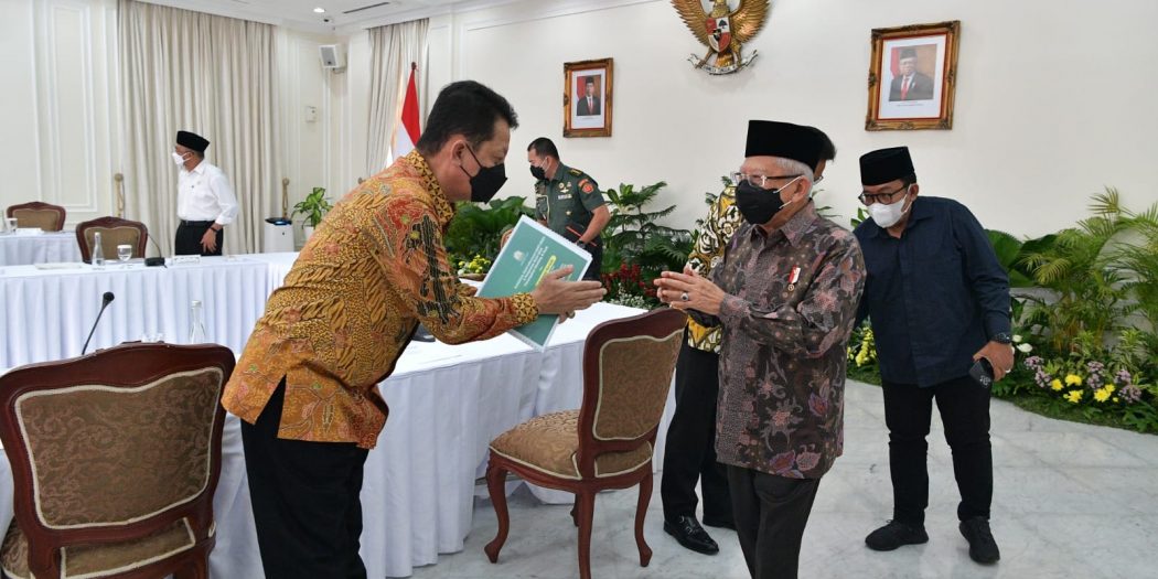 Pj Gubenur Aceh Sampaikan Penguatan Penanganan Stunting di Aceh kepada Wapres