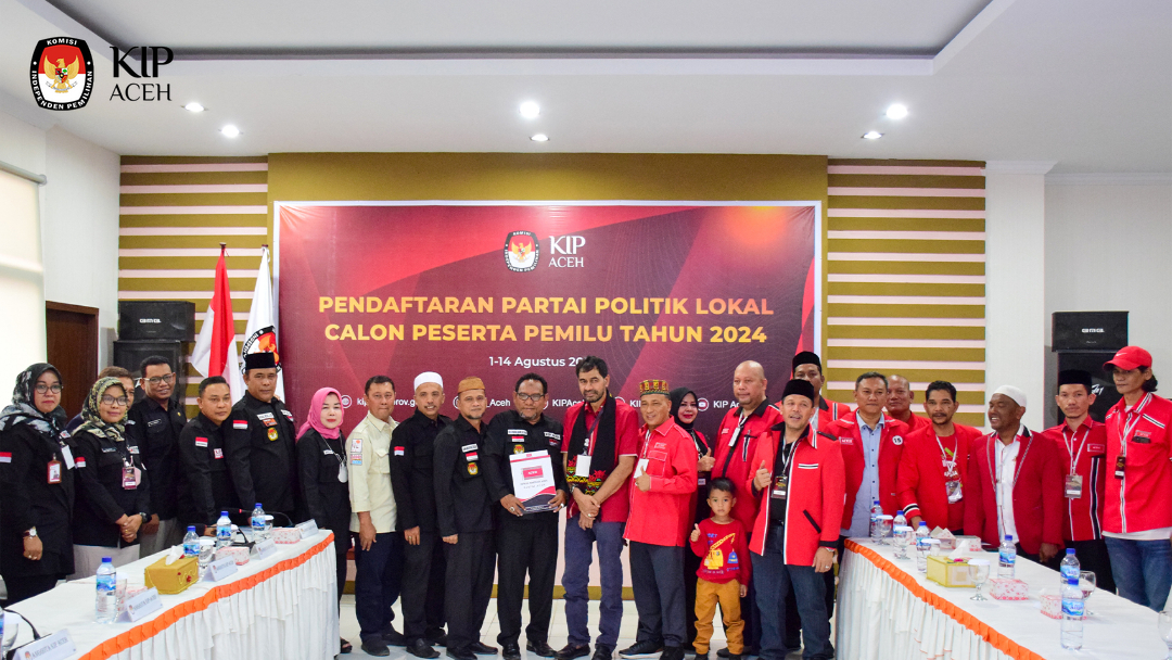 Di Hari Ketujuh, Parlok Aceh Resmi Mendaftar Calon Peserta Pemilu 2024