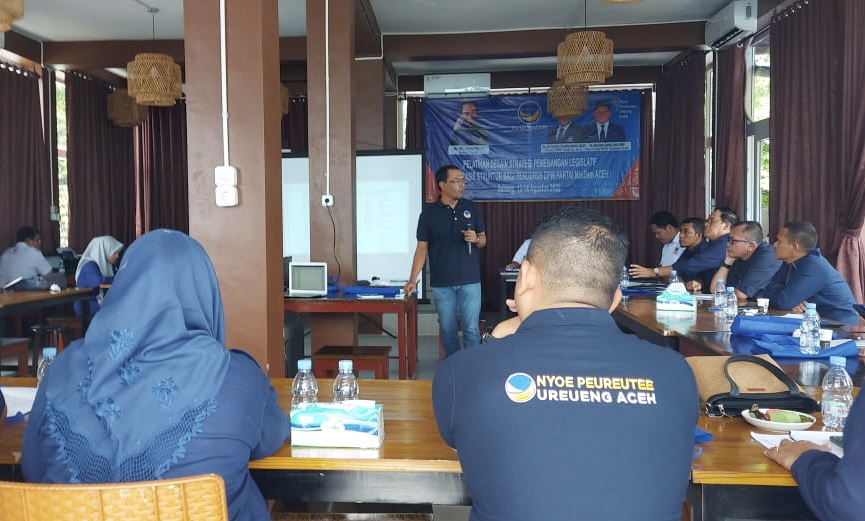 Hadapi Pemilu 2024, Kader Nasdem di Aceh Dilatih Buat Roadmap Pemenangan