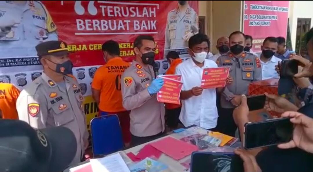 7 Penjudi Togel Online di Batubara Sumatera Utara Diamankan Polisi