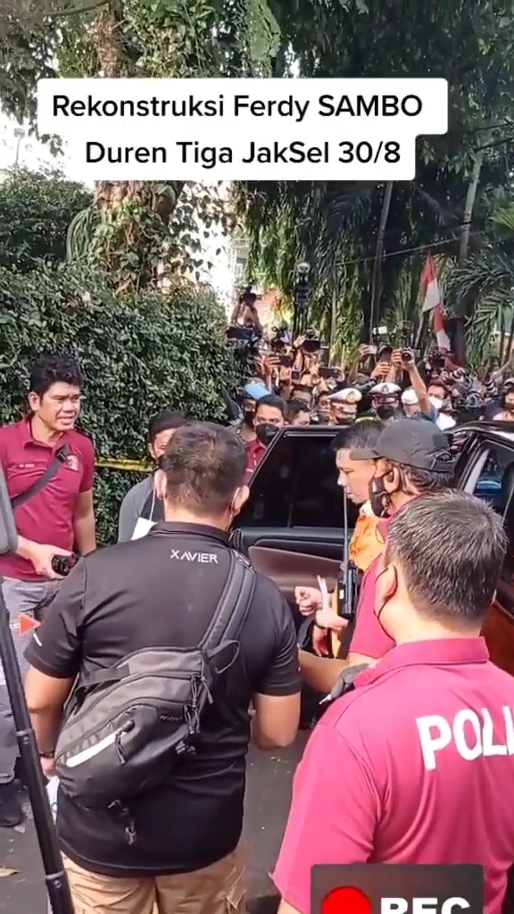 Saat Rekonstruksi, Terdengar Ferdy Sambo Dipanggil "Jenderal"
