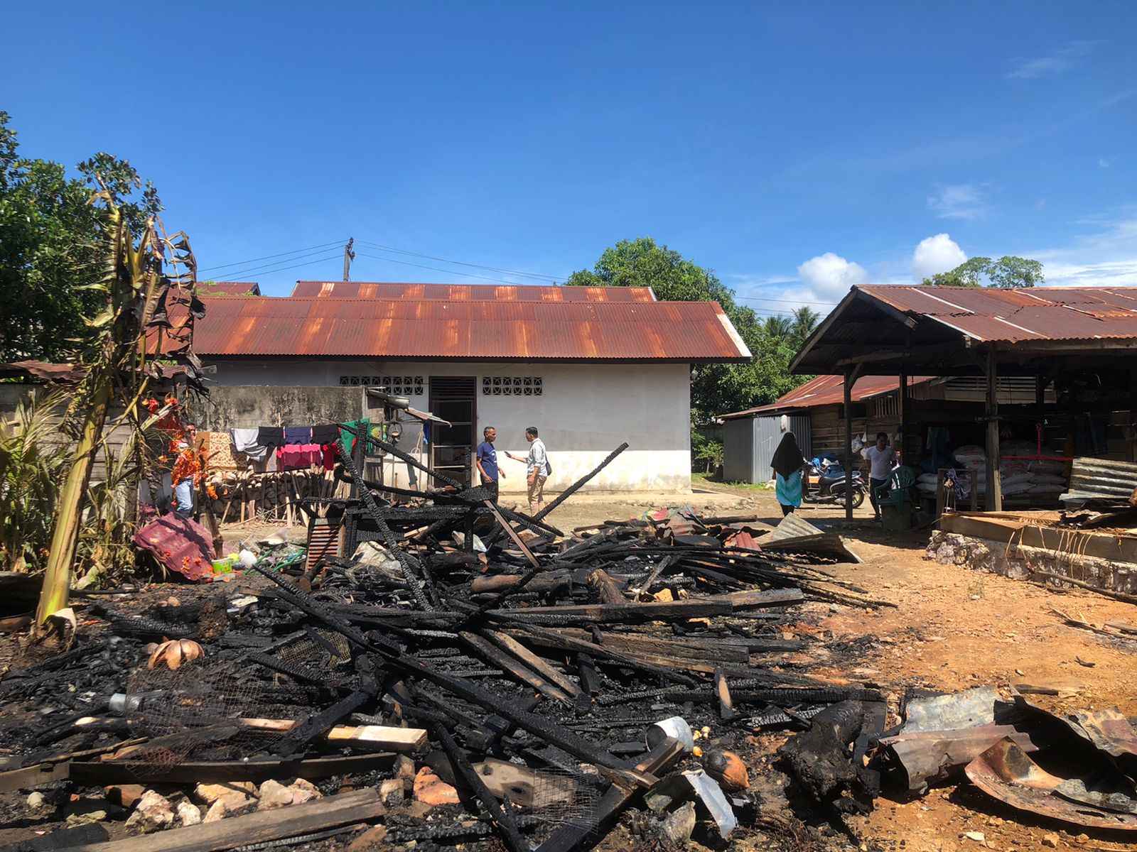Dapur Nenek Zainab di Gampong Punie Aceh Besar Ludes Terbakar