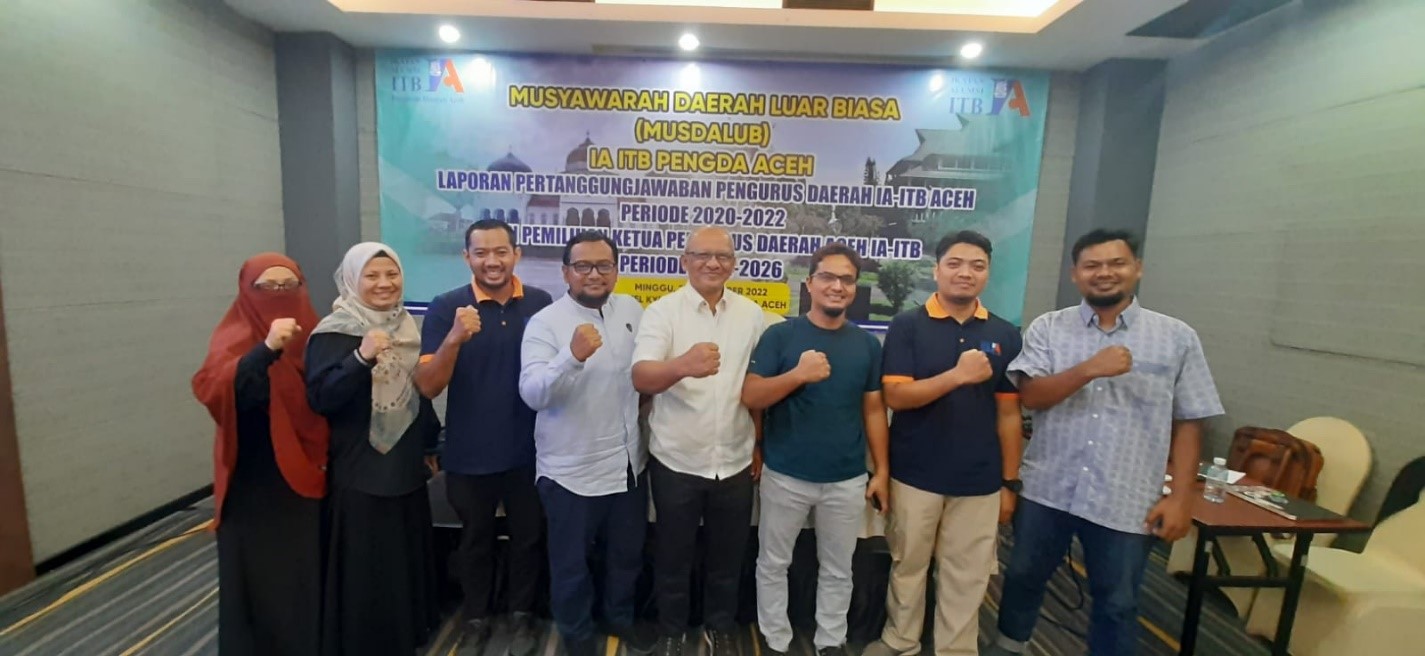 Musdalub IA ITB Pengda Aceh, Dirhamsyah Terpilih sebagai Ketua Baru