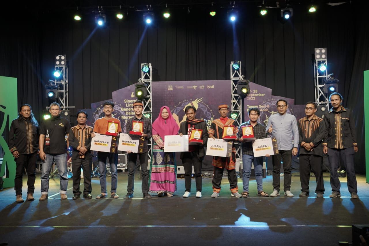 Sanggar Hipemagas Gayo Lues Juarai Festival Saman 2022