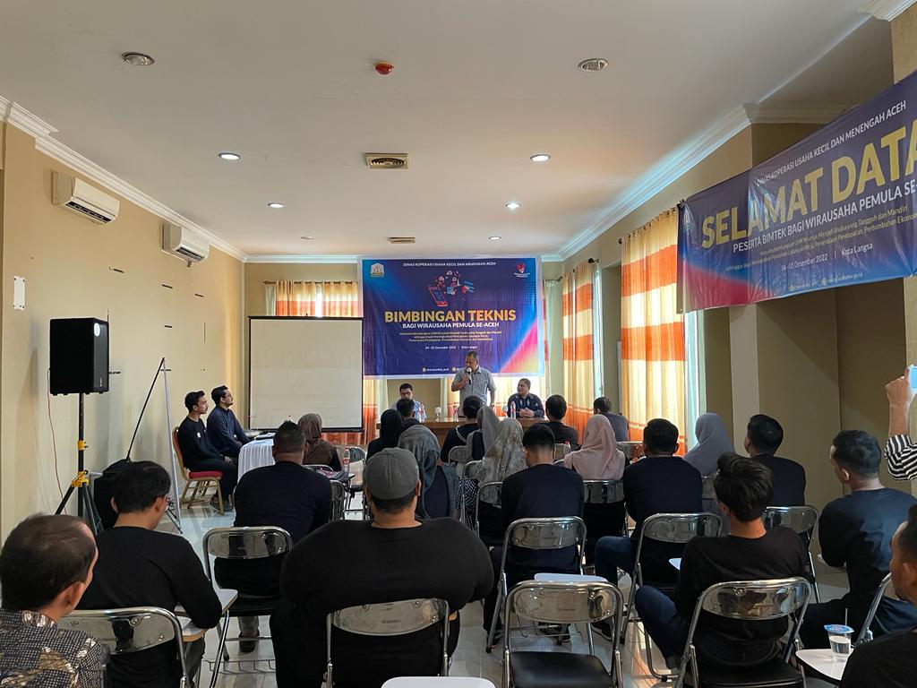 Bimtek, Langkah Positif Meningkatkan Kapasitas Wirausaha Pemula di Aceh