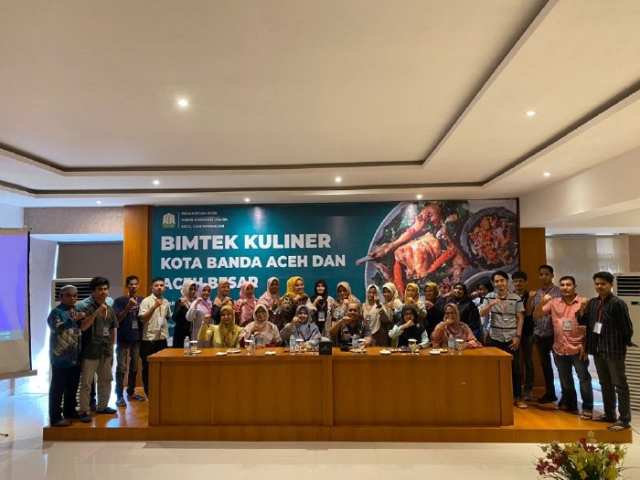 Pelaku Usaha Pemula Dibekali Bimtek Kuliner di Banda Aceh