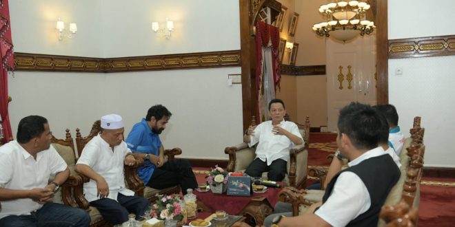 KONI Aceh Temui Pj Gubernur dalam Hal Pembukaan PORA di Pidie